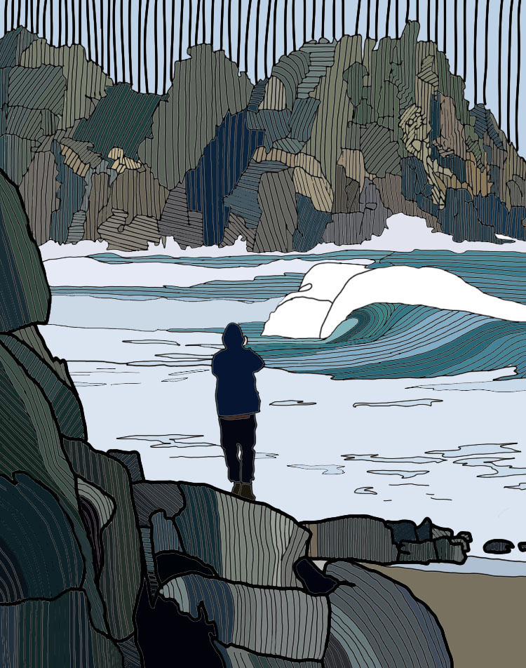 Incoming tide at Chapel
